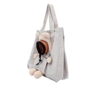 Sac de transport pour chat | Grande pochette portable en toile douce respirante pour chien, pour voyage, marche, toilettage, transport quotidien, voiture, avion, shopping, taxi public