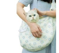 Sac De Transport pour Chat | Harnais Porte-Chien Respirant - Tote Léger Doudoune avec Bretelle Confortable Sécurisée pour Voyages Promenades Sorties