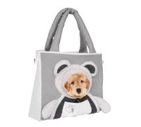 Sac de Transport pour Chat Mignon en Forme d'Ours Confortable Portable Sac