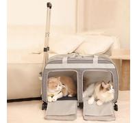 Sac de transport pour chat ou animal domestique - Approuvé par les compagnies aériennes - Multi-facettes et respirant