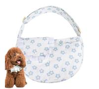 Sac De Transport pour Chat, Sac À Main pour Chiot avec Poche De Rangement, Bandoulière Léger Sécurisé pour Promenades Sorties Et Voyages en Extérieur avec Compartiment De Rangement
