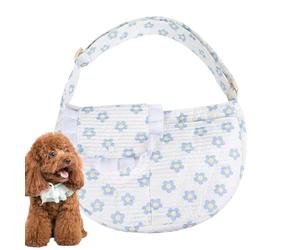 Sac de Transport pour Chat - Sac À Main Pour Chiot Avec Poche De Rangement | Bandoulière Léger Sécurisé Pour Promenades Sorties Et Voyages En Extérieur Avec Compartiment De Rangement