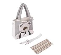 Sac De Transport pour Chat Souple | Mignon en Forme d'ours Confortable Portable Sac en Toile | Transporteur pour Chat Mignon,Voiture Avion Aéroport Shopping Voyage Visite Vétérinaire Sortie