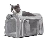 Sac De Transport pour Chat, Tote pour Animaux Sûr avec Mesh Respirant Ajustable Et Confortable, Sac À Bandoulière Chiens en Voyage Et en Plein Air, pour Promenades Pique-Nique Vacances Et Sorties