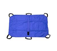 Sac de transport pour chien - 120 x 74 cm - Pliable en nylon - Aide au transport pour chien jusqu'à 60 kg - Six poignées et sangle centrale - Bleu - Pour animaux de compagnie en cas d'urgence, grands
