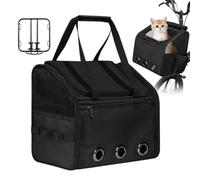 Sac de Transport pour Chien à vélo avec Sangle De Sécurité Sac À Dos Souple