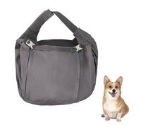 Sac de Transport pour Chien avec Bandoulière,Pochette Mains Libres pour Animaux de Compagnie,Dotée d'une Bandoulière Rembourrée Épaisse et Réglable et d'une Laisse pour Chiens (11 À 20 Kg)