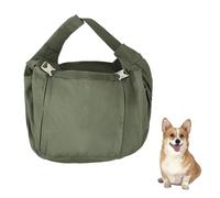 Sac de Transport pour Chien avec Bandoulière,Pochette Mains Libres pour Animaux de Compagnie,Dotée d'une Bandoulière Rembourrée Épaisse et Réglable et d'une Laisse pour Chiens (11 À 20 Kg)
