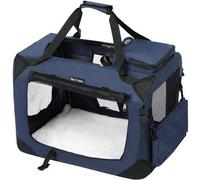 FEANDREA Sac Transport Chiens, Caisse Chat, 81 x 58 x 58 cm, Bleu Foncé