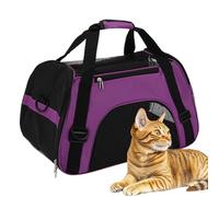 Sac De Transport pour Chien,Caisse de Voyage Portable pour Chat - Transporteur Portable Respirant Anti-dérapant pour Voyage, Randonnée Et Sorties