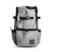 Sac de transport pour chien de 1 à 25 kg avec cordon de serrage, sac à dos ventilé pour chiens de petite et moyenne taille, transport quotidien pour chiot pour promener en plein air,