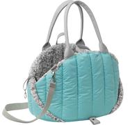Sac de transport pour chien, écharpe de transport, sac de transport, animal de compagnie, sac de transport, réglable en hauteur, accessoire pour chien, boîte de transport, voyage, 47x29x32 cm, turquoi