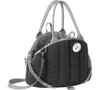 Sac de transport pour chien, écharpe de transport, sac de transport, animal de compagnie, sac de transport, réglable en hauteur, accessoire pour chien, boîte de transport, voyage, 38x24x28 cm, noir In