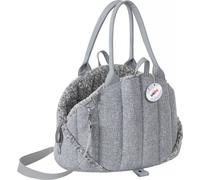 Sac de transport pour chien, écharpe de transport, sac de transport, animal de compagnie, sac de transport, réglable en hauteur, accessoire pour chien, boîte de transport, voyage, 38x24x28 cm, cendres