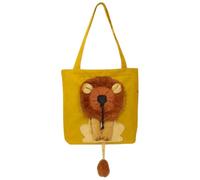 Sac de transport pour chien en forme de lion, sac à dos respirant en forme de lion pour petits chiens et chats