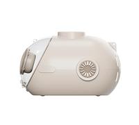 Sac de Transport pour Chien et Chat Rigide Ventilation Maximale Étanche Anti-Fugue pour Voyages/Randonnée/Vétérinaire(Beige)