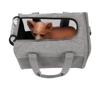 Sac de transport pour chien jusqu'à 7 kg - Sac de transport pour chat - Sac de transport pliable et respirant avec bandoulière réglable - Pour chats et chiens de petite taille et moyenne - 38 x 25 x