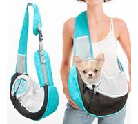 Sac de Transport pour Chien, Portable Sac de Transport Chien 5kg Respirant Sac Transport Petit chieno pour Chiens et Chats de Jusqu’à 5kg pour Activités de Plein Air et Excursions, 1 Pièces