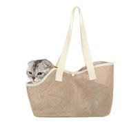 Sac de transport pour chien - Sac de transport pour petits chiens - Sangle de sac à main portable pour animaux de compagnie - Sac en maille respirante pour petits chiens - Grande poche intérieure pour