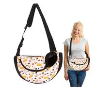 Sac De Transport pour Chien, Sac De Transporteur pour Animaux De Compagnie | Porte-Animaux Portables Légers Réglables - Sac À Dos De Sortie Ventilée, Chiot Portant Une Écharpe pour Une Utilisation en