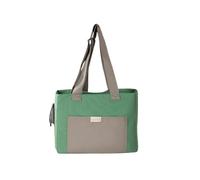 Sac de Transport pour Chien Souple Ventilé Anti-Fugue Poids Léger et Platable pour Voyages/Randonnée/Vétérinaire pour Chiens jusqu'à 9kg(Green)