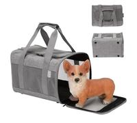 Sac de Transport pour Chiens - avec fenêtre en, Cage Souple - Sac à Dos Portable pour Chiots et Petits Chiens, pour Petites et Moyennes Races Chiots, Maison, Voyage, Voiture, Camping, randonnée