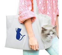 Sac de transport pour chiens de petite taille | Sac de transport en toile respirante et robuste pour chat, petit chien, chiot voyant des vétérinaires