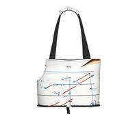 Sac de transport pour chiots et chiens de petite taille - Imprimé formule mathématique