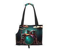 Sac de transport pour chiots et chiens de petite taille - Imprimé tambour cool