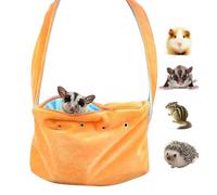 Sac de transport pour cochon d'Inde - Sac de transport pour petit animal de compagnie - Pochette à suspendre au cou pour hamsters, hérissons - Sac de voyage doux et respirant, design confortable pour