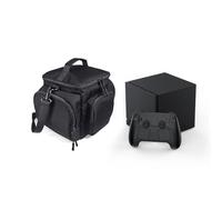 Sac de transport pour console de machine à vapeur - Grande capacité - Étanche et résistant aux chocs - Sac de rangement pour câbles de contrôleur, accessoires avec poignée et bandoulière