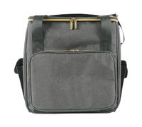 Sac de transport pour disques vinyles - Sac de rangement robuste avec poignée de transport, côtés renforcés et séparateurs | -Boîte de rangement de voyage pour protéger les LPs, solution d'archivage