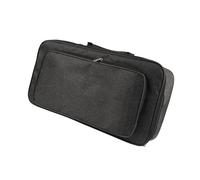 Sac de transport pour effets de guitare avec fentes dédiées pour médiators - Design compact - Texture polyester - Sac d'accessoires de voyage