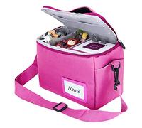 Sac de transport pour enfants pour Toniebox - boîte à musique - Sac de transport pour transporter le personnage de Tonie - parfait pour le kit de démarrage de Tonie(polyester rose)