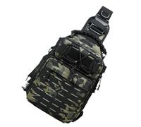 Sac de transport pour équipement de pêche - Support pour cannes intégré, plusieurs poches, matériau en nylon robuste, ceinture réglable | Pack de randonnée tout terrain pour les excursions en camping,