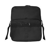 Sac de transport pour fauteuil roulant avec sangles réglables, pochette d'accoudoir pour extérieur, pilulier téléphone, noir, env. 35 x 30 x 19 cm