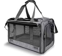 Sac de transport pour grands chats chats de taille moyenne et chiots jusqu'à 9 kg lavable protection de la vie privée pour la ma