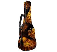Sac de transport pour guitare acoustique avec deux poches, décoration d'Halloween pour balai, résistant à l'eau, double bandoulière réglable, Décoration de balai d'Halloween, 42.9x16.9x4.7 in, Élégant