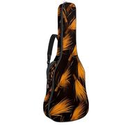 Sac de transport pour guitare acoustique avec deux poches, sac de transport pour guitare artistique, Halloween, résistant à l'eau 55, double bandoulière réglable, Balai pour Halloween, 42.9x16.9x4.7