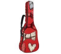 Sac de transport pour guitare acoustique avec motif bouquet de tournesols aquarelle, rembourrage de 1 cm d'épaisseur, étanche, sac à dos avec double bandoulière réglable pour guitare de 101,6 à 106,7