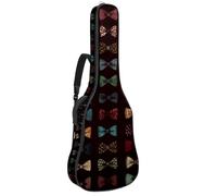 Sac de transport pour guitare acoustique avec motif bouquet de tournesols aquarelle, rembourrage de 1 cm d'épaisseur, étanche, sac à dos avec double bandoulière réglable pour guitare de 101,6 à 106,7