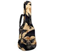 Sac de transport pour guitare basse de 101,6 cm, 104,3 cm, double bandoulière réglable, étui pour guitare acoustique, tissu Oxford imperméable, éponge épaisse, motif château d'Halloween 20, Motif