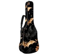 Sac de transport pour guitare basse de 101,6 cm, 104,3 cm, double bandoulière réglable, étui pour guitare acoustique, tissu Oxford imperméable, éponge épaisse, motif château d'Halloween 1, Motif