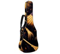Sac de transport pour guitare basse de 101,6 cm, double bandoulière réglable, étui pour guitare acoustique, tissu Oxford imperméable, éponge épaisse, balai d'Halloween 10, Balai pour Halloween,