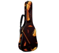 Sac de transport pour guitare basse de 101,6 cm, double bandoulière réglable, étui pour guitare acoustique, étui pour guitare en tissu Oxford imperméable, éponge épaisse, balai d'Halloween 46, Balai