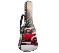 Sac de transport pour guitare basse électrique, guitare classique, 101,6 cm, 101,6 cm, 106,7 cm, motif boules de Noël, Multicolore 08, 42.9x16.9x4.7 in, Sac à dos décontracté