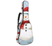 Sac de transport pour guitare basse électrique, guitare classique, 101,6 cm, 101,6 cm, 106,7 cm, motif boules de Noël, Multicolore 09, 42.9x16.9x4.7 in, Sac à dos décontracté
