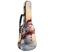 Sac de transport pour guitare basse électrique, guitare classique, 101,6 cm, 101,6 cm, 106,7 cm, motif boules de Noël, Multicolore 05, 42.9x16.9x4.7 in, Sac à dos décontracté