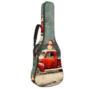 Sac de transport pour guitare basse électrique, guitare classique, 101,6 cm, 101,6 cm, 106,7 cm, motif boules de Noël, Multicolore 07, 42.9x16.9x4.7 in, Sac à dos décontracté