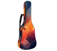 Sac de transport pour guitare basse électrique, guitare classique, arbre abstrait et fleur de lotus 106,7 cm, 106,7 cm, Multicolore 05, 42.9x16.9x4.7 in, Sac à dos décontracté